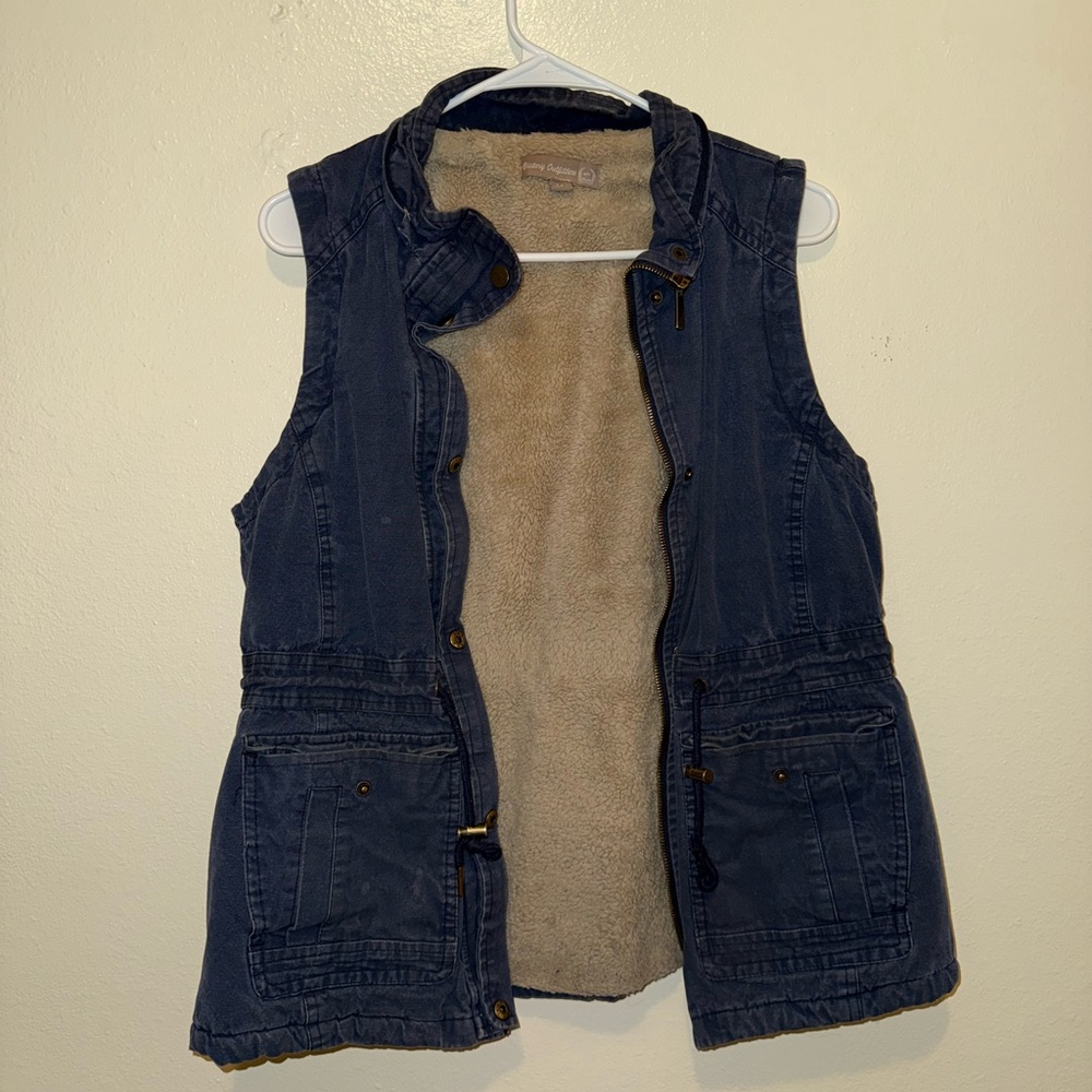 Women's Blue Denim Vest